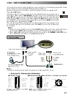 Предварительный просмотр 47 страницы Panasonic TX-32PS500 Operating Instructions Manual