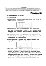 Предварительный просмотр 4 страницы Panasonic TX-34P150X Service Manual