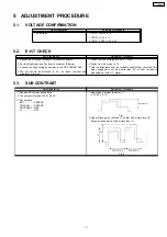 Предварительный просмотр 11 страницы Panasonic TX-34P180R Service Manual