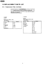 Предварительный просмотр 42 страницы Panasonic TX-34P180R Service Manual