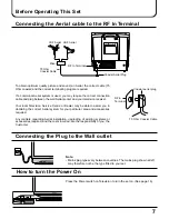 Предварительный просмотр 7 страницы Panasonic TX-34P300K Operating Instructions Manual