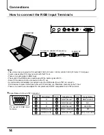 Предварительный просмотр 14 страницы Panasonic TX-34P300K Operating Instructions Manual