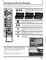 Предварительный просмотр 19 страницы Panasonic TX-34P300K Operating Instructions Manual