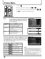 Предварительный просмотр 20 страницы Panasonic TX-34P300K Operating Instructions Manual