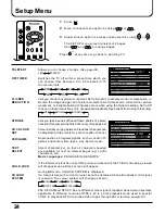 Предварительный просмотр 24 страницы Panasonic TX-34P300K Operating Instructions Manual