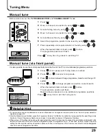 Предварительный просмотр 29 страницы Panasonic TX-34P300K Operating Instructions Manual