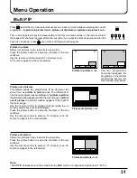 Предварительный просмотр 31 страницы Panasonic TX-34P300K Operating Instructions Manual