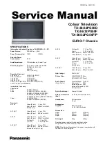 Panasonic TX-36PG50D Service Manual preview