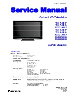 Preview for 1 page of Panasonic TX-37LX85F Service Manual