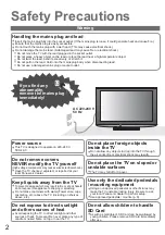 Preview for 2 page of Panasonic TX-37LXD86FV Operating Instructions Manual