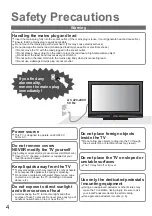 Preview for 4 page of Panasonic TX-37LZ8P Operating Instructions Manual