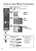 Предварительный просмотр 12 страницы Panasonic TX-37LZ8P Operating Instructions Manual