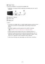 Предварительный просмотр 21 страницы Panasonic TX-39ASW754 Manual