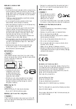 Предварительный просмотр 5 страницы Panasonic TX-40CS620B Operating Instructions Manual