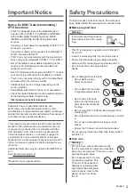 Предварительный просмотр 3 страницы Panasonic TX-40CX680E Operating Instructions Manual