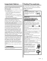 Preview for 3 page of Panasonic TX-40CX700B Operating Instructions Manual