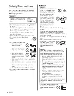 Preview for 4 page of Panasonic TX-40DS400E Operating Instructions Manual