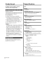 Preview for 42 page of Panasonic TX-40DS400E Operating Instructions Manual