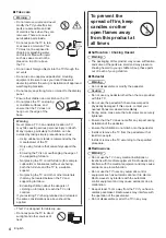 Предварительный просмотр 4 страницы Panasonic TX-40DS630E Operating Instructions Manual