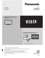 Preview for 1 page of Panasonic TX-40DSF637 Operating Instructions Manual