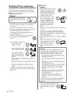 Предварительный просмотр 4 страницы Panasonic TX-40DSF637 Operating Instructions Manual