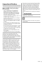 Preview for 3 page of Panasonic TX-40DSN638 Operating Instructions Manual