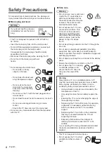 Предварительный просмотр 4 страницы Panasonic TX-40DSN638 Operating Instructions Manual