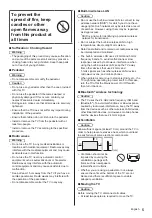 Preview for 5 page of Panasonic TX-40DSN638 Operating Instructions Manual