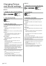 Предварительный просмотр 20 страницы Panasonic TX-40DSN638 Operating Instructions Manual