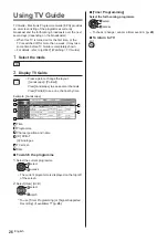 Предварительный просмотр 26 страницы Panasonic TX-40DSN638 Operating Instructions Manual