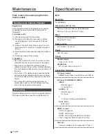 Preview for 32 page of Panasonic TX-40DSW404 Operating Instructions Manual