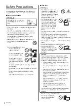 Предварительный просмотр 4 страницы Panasonic TX-40DX700F Operating Instructions Manual