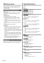 Preview for 22 page of Panasonic TX-40DX730E Operating Instructions Manual