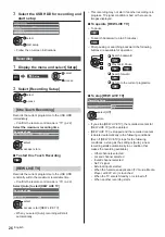 Предварительный просмотр 26 страницы Panasonic TX-40DXW604 Operating Instructions Manual