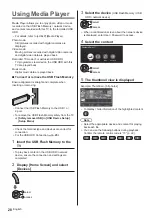 Предварительный просмотр 28 страницы Panasonic TX-40DXW604 Operating Instructions Manual