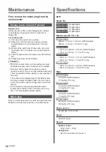 Предварительный просмотр 26 страницы Panasonic TX-40EX603E Operating Manual