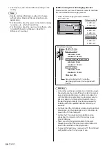 Предварительный просмотр 28 страницы Panasonic TX-40EX603E Operating Manual