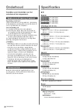 Предварительный просмотр 56 страницы Panasonic TX-40EX603E Operating Manual