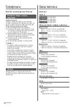 Предварительный просмотр 86 страницы Panasonic TX-40EX603E Operating Manual