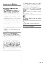 Preview for 3 page of Panasonic TX-40EX620E Operating Instructions Manual