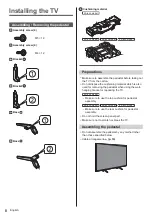 Предварительный просмотр 8 страницы Panasonic TX-40GX700E Operating Instructions Manual