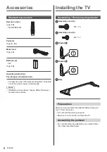 Предварительный просмотр 8 страницы Panasonic TX-40HX810E Operating Instructions Manual