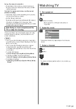 Предварительный просмотр 21 страницы Panasonic TX-40HX810E Operating Instructions Manual