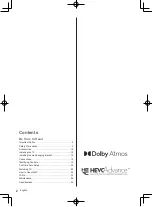 Preview for 2 page of Panasonic TX-40JX850B Operating Instructions Manual