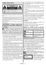 Предварительный просмотр 3 страницы Panasonic TX-40MS490B Operating Instructions Manual