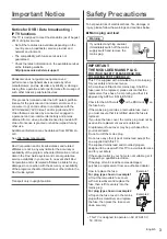 Preview for 3 page of Panasonic TX-42AS520B Operating Instructions Manual