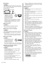 Preview for 6 page of Panasonic TX-42ASE650 Operating Instructions Manual