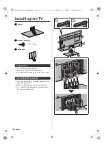 Preview for 10 page of Panasonic TX-42LZ 150 Series Operating Instructions Manual