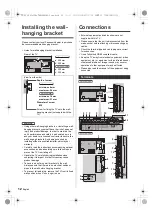 Preview for 12 page of Panasonic TX-42LZ 150 Series Operating Instructions Manual