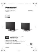 Panasonic TX-42LZ800B Operating Instructions Manual предпросмотр